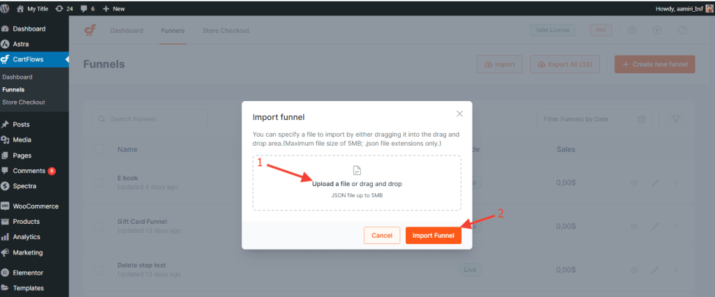 How To Import Export Individual Funnel Page Builder Templates 3 1024x426