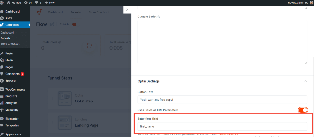 Cartflows Optin Url Variables 1024x448