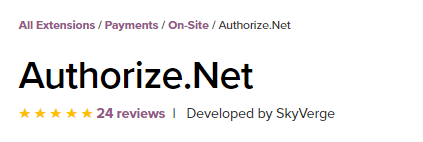 AuthorizeNet Website Image