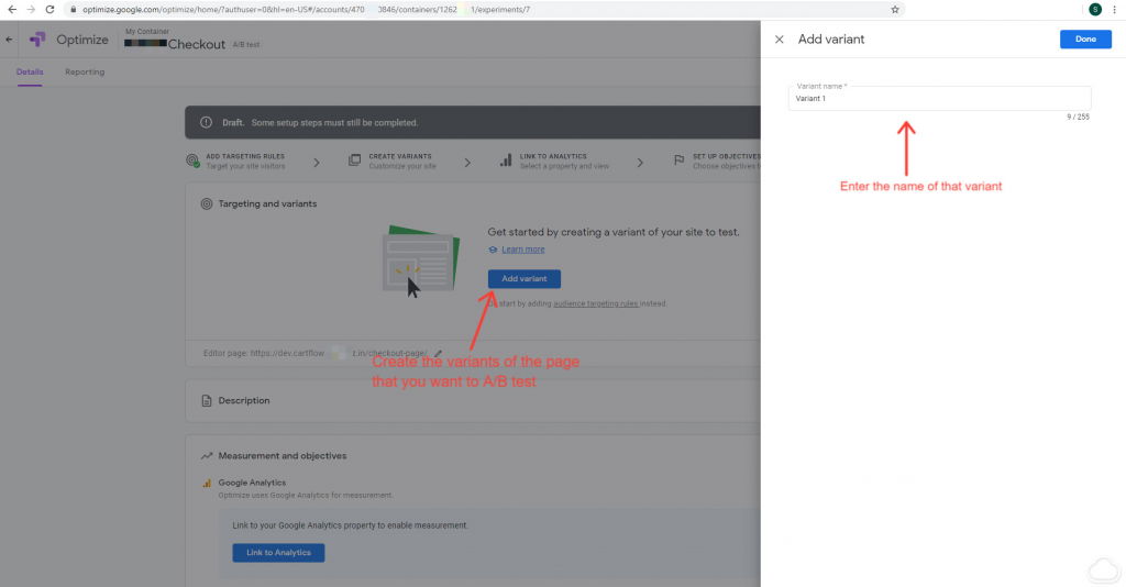 Google Optimize Create Variants 1024x534