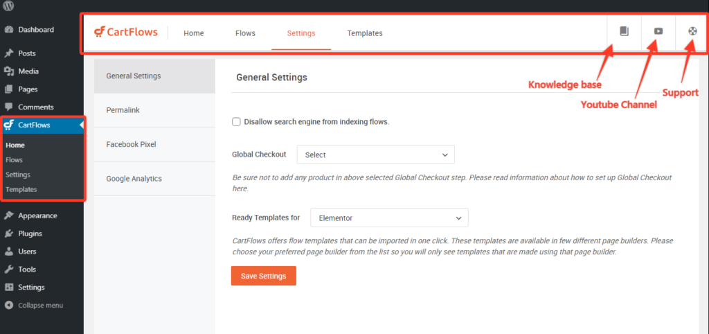 Cartflows New Global Menu 1024x482