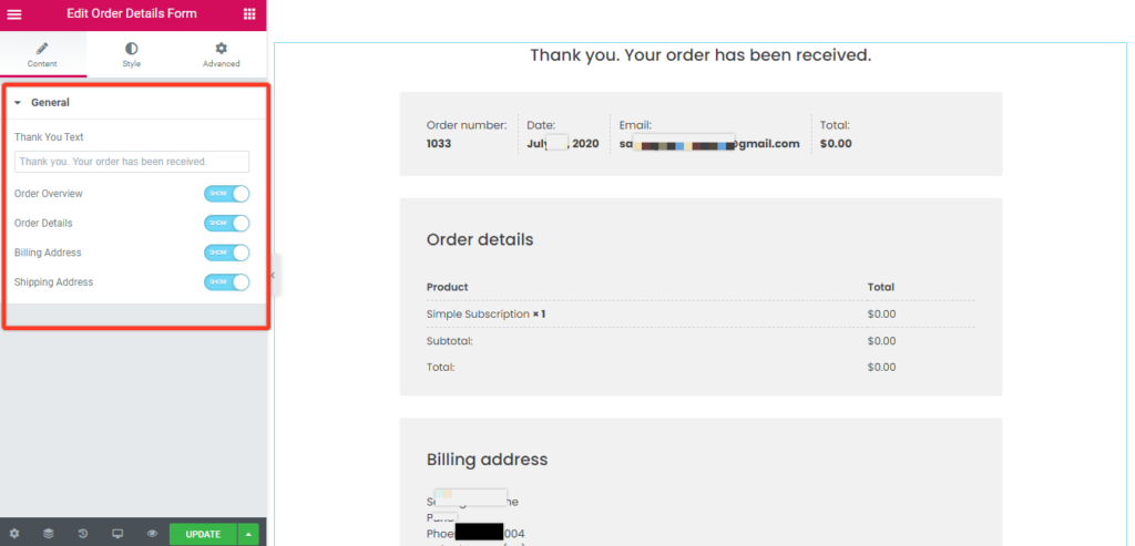 Cartflows Order Details Form 1024x493