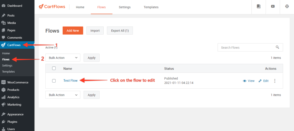 Cartflows Flows List 1 1024x458
