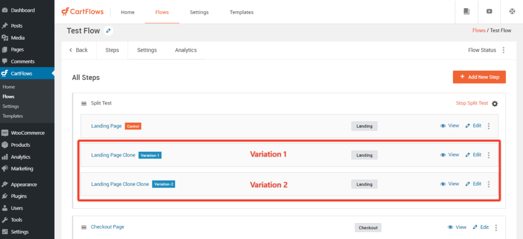 Cartflows Variation Steps 1024x469