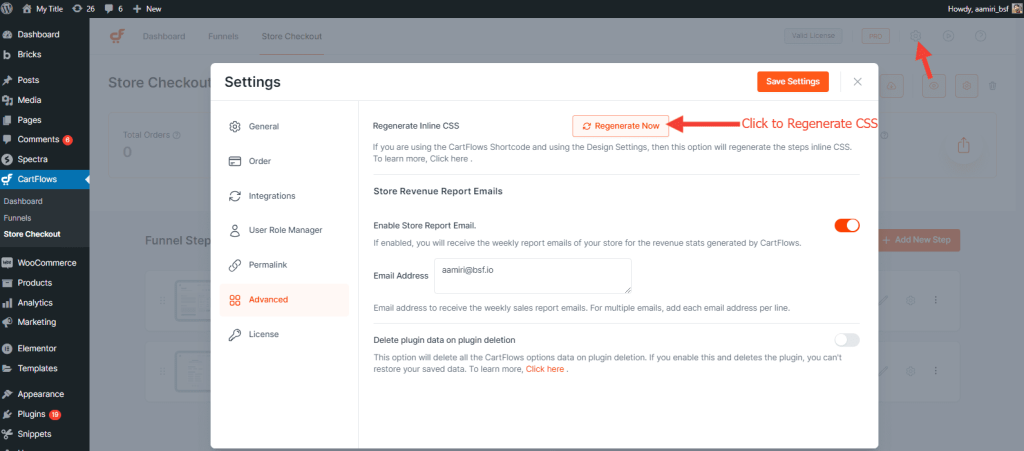 CartFlows Regenerate CSS 1024x451