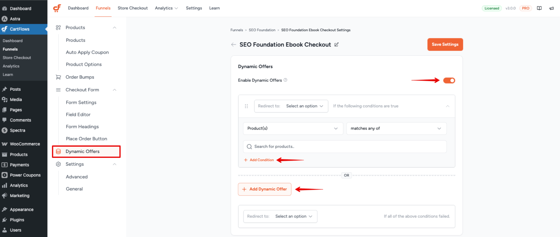 enabling dynamic offer