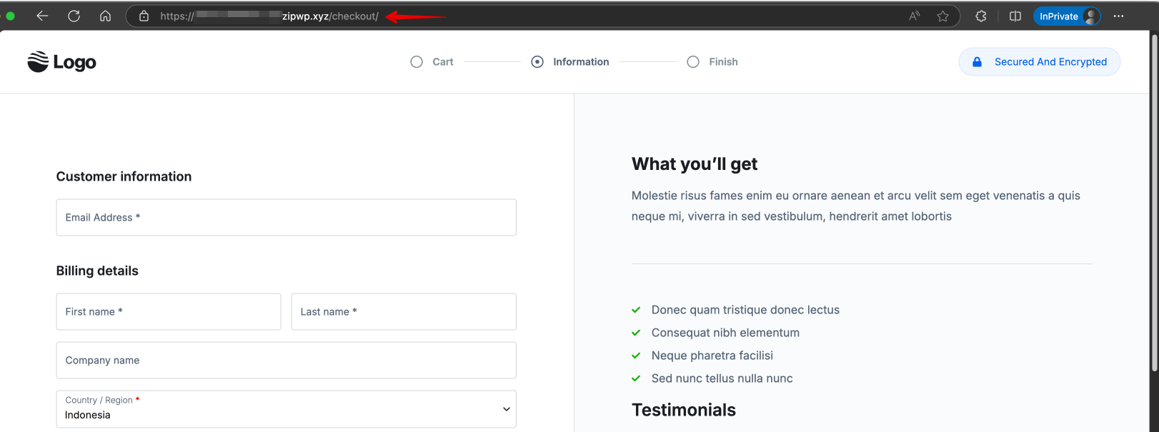 How to Override the WooCommerce Checkout Page Checkout page URL after enabling Override Store Checkout option