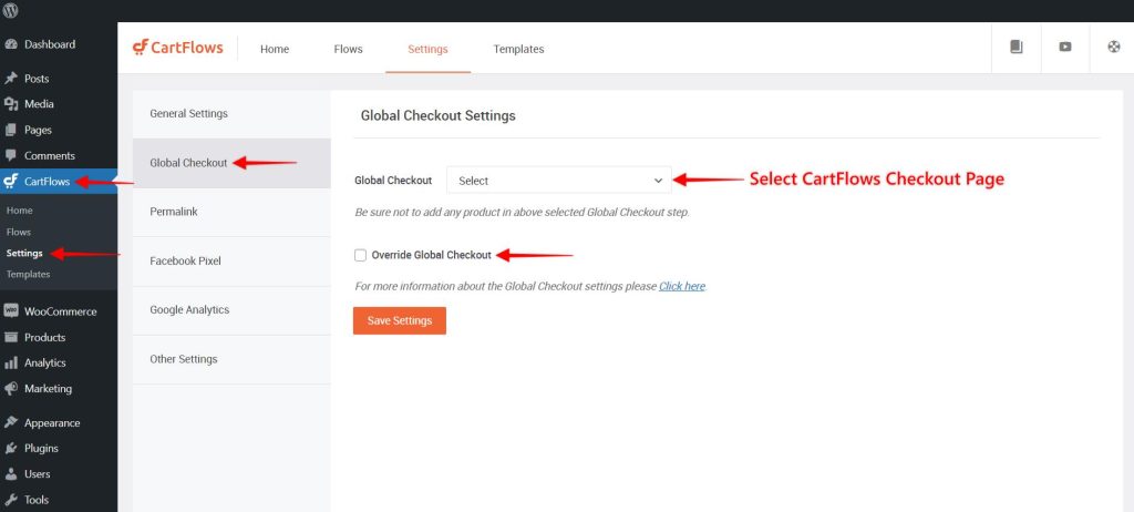 Cartflows Override Checkout Page 1024x462