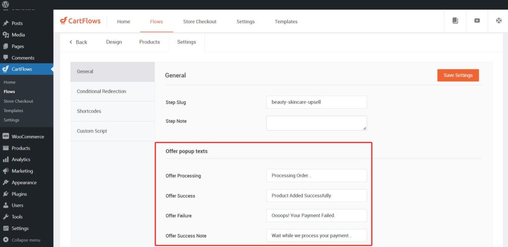 Cartflows Offer String Options 1024x498