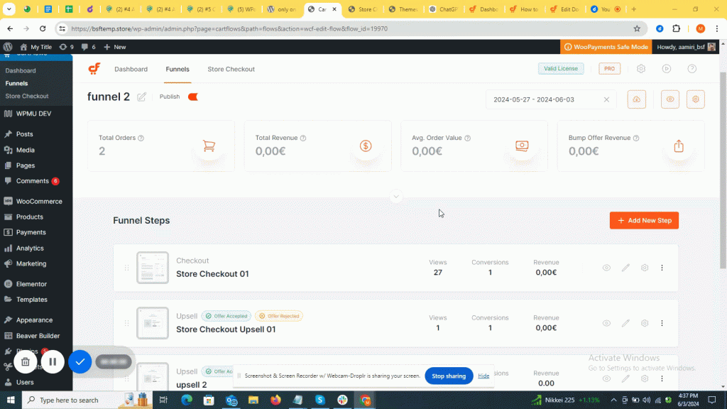 CartFlows Create Blank Step 1024x576