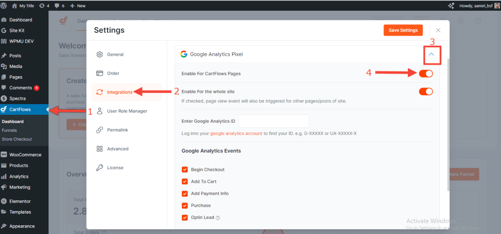 Cartflows Google Analytics 1 1024x479
