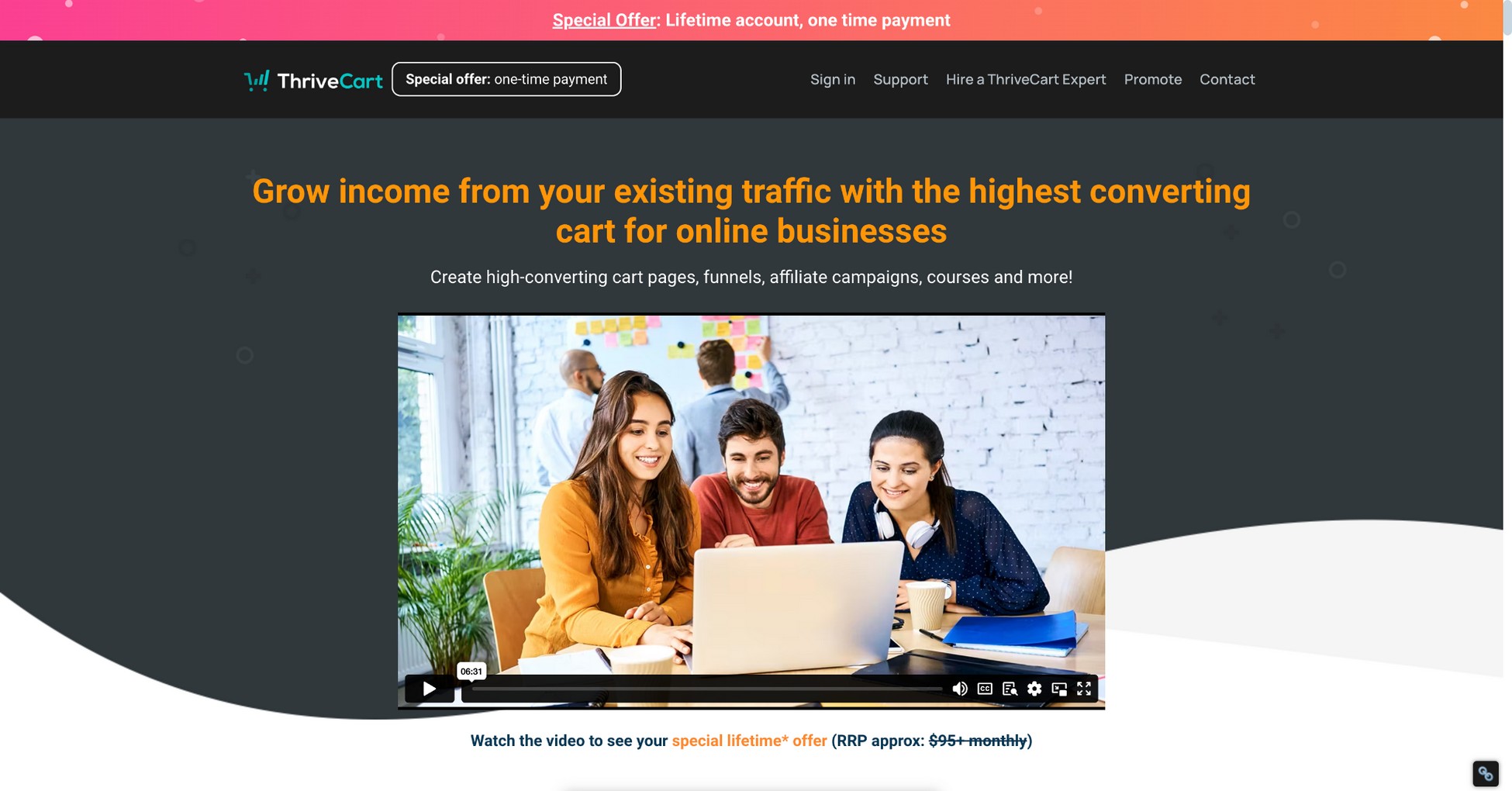 ClickFunnels alternative ThriveCart