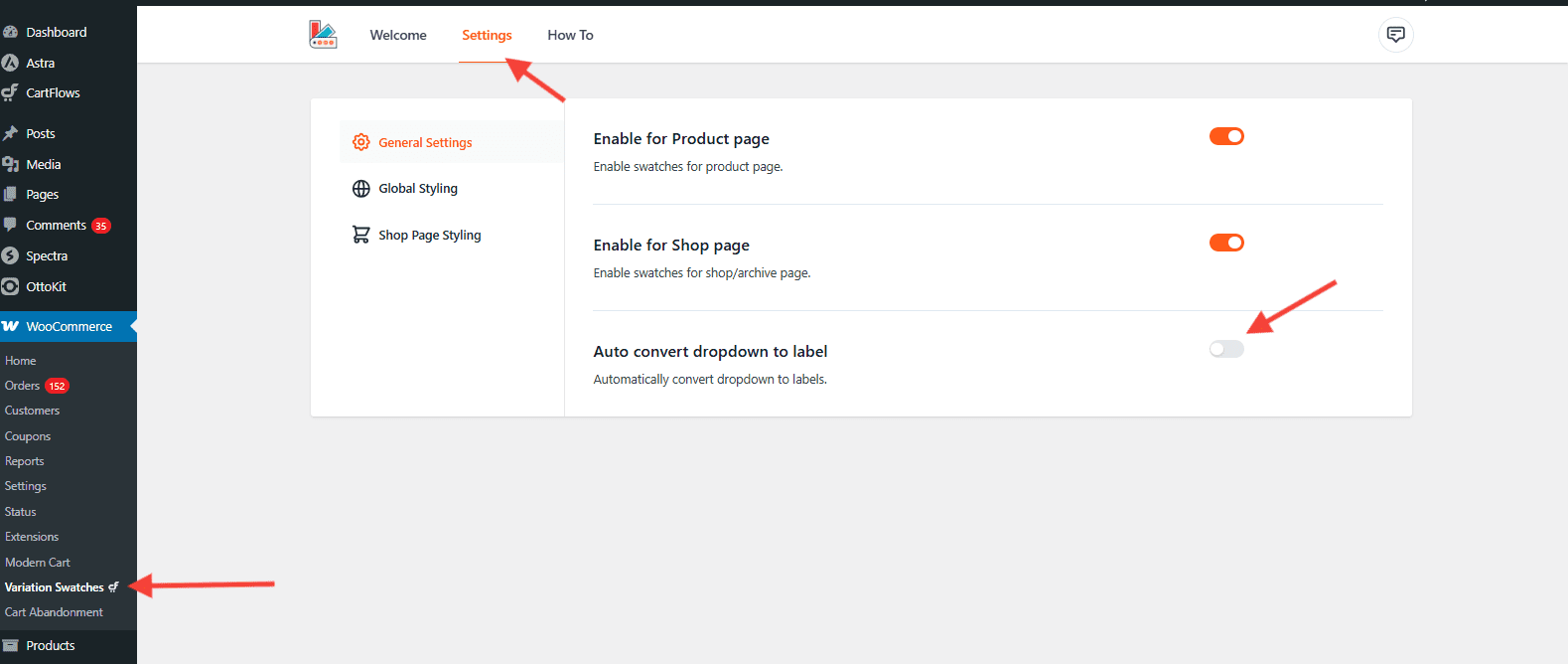 Auto Convert Dropdown To Label