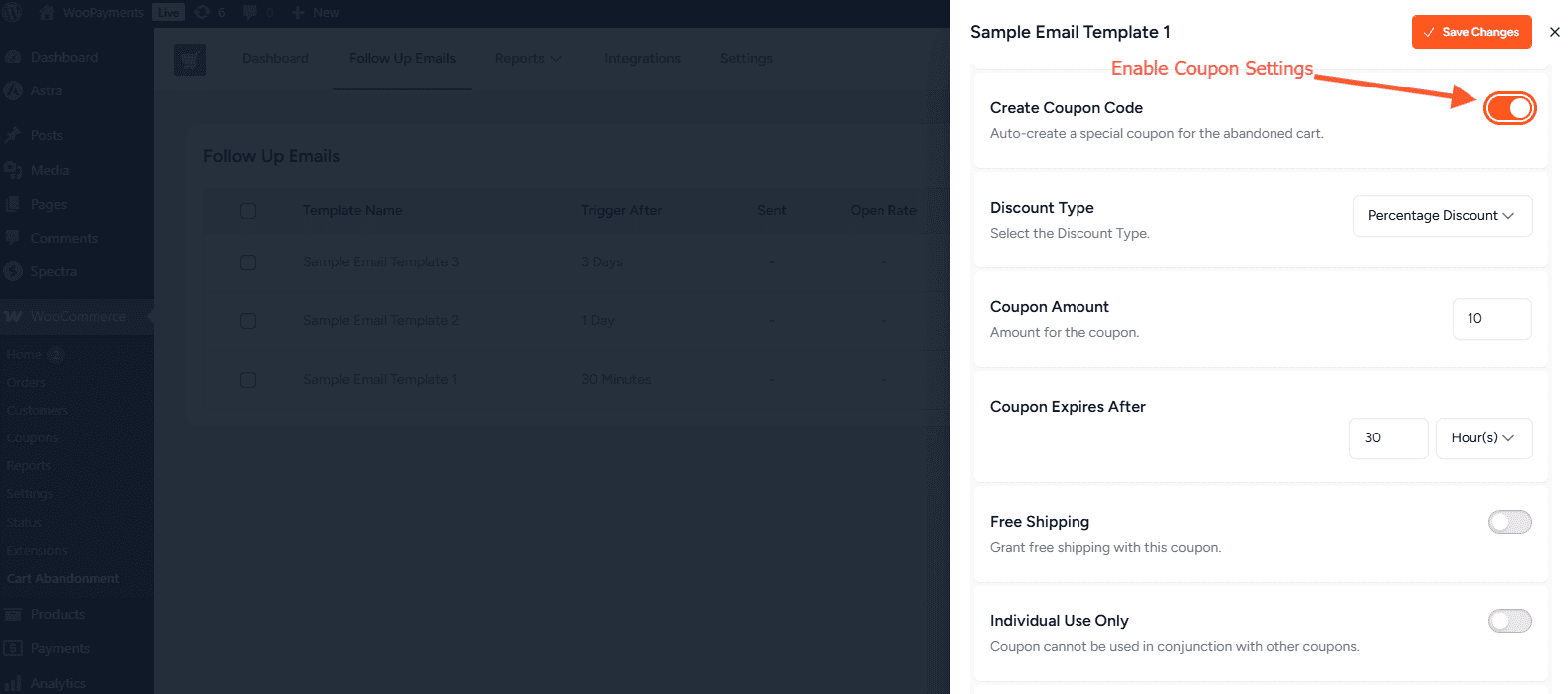 Enable And Configure Coupon Settings