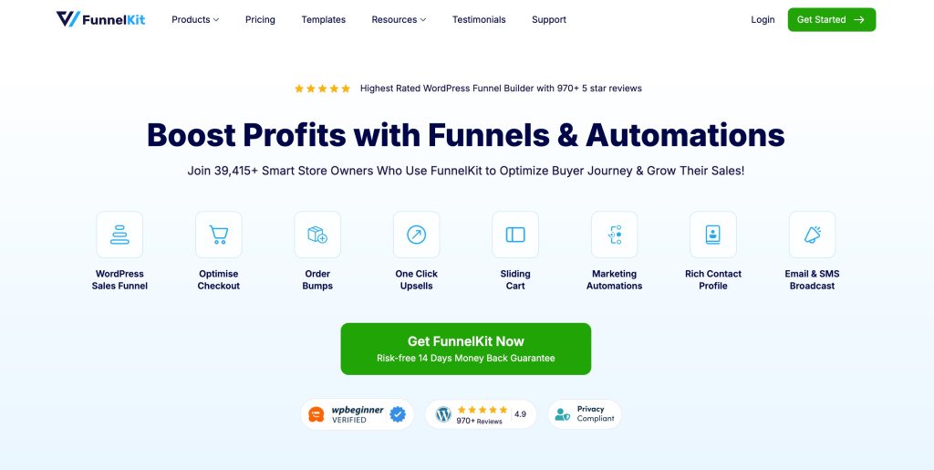 FunnelKit Homepage